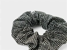 Name It sølv scrunchie hårelastik med glitter